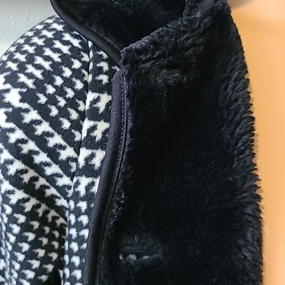 Ike behar coat blk and white hounds tooth size med - Picture 8 of 10